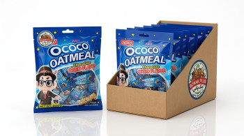 شکلات غلات اوت میل Oat meal با طعم اورئو مدل YINGPAI وزن 400 گرم (اورجینال) کارتن 24عددی