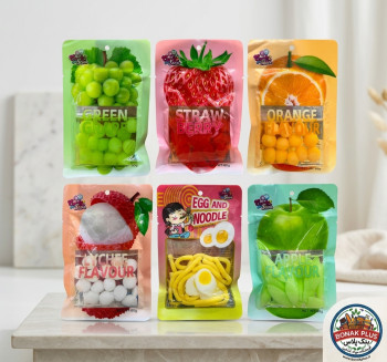 پاستیل آبمیوه خیس سه‌بعدی (3D Juicy) -  بسته 20 عدددی کارتن ۶ عددی (۵ طعم جذاب)