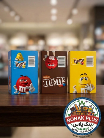 اسمارتیز شکلاتی ام اند ام باکس ۲۴ عددی M&M کارتن ۴ عددی