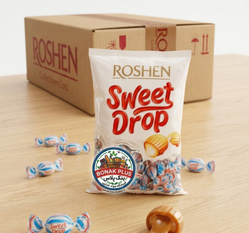 آبنبات کره‌ای سوئیت دراپ روشن (Roshen Sweet Drop) وزن ۱ کیلوگرم - کارتن ۶ عددی