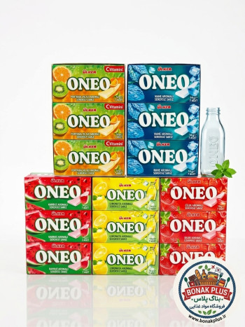 آدامس اونئو (ONEO) ۱۴ گرمی 5 طعم  – بسته ۱۲ عددی، کارتن ۵ عددی