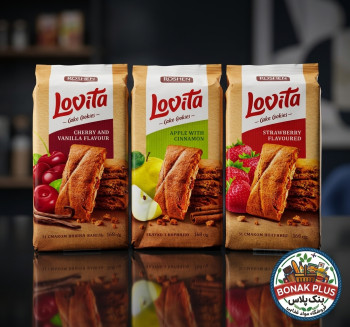کیک-کوکی لاویتا روشن (Roshen Lovita) ۱۶۸ گرم – در ۳ طعم مختلف – کارتن ۱۲ تایی