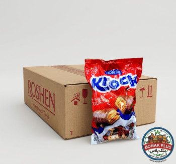 شکلات مغزدار کراک روشن (Roshen Krock) بسته ۱ کیلویی (کارتن ۶ کیلویی)