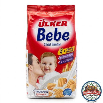 خرید عمده بیسکویت کودک ببه اولکر  ۴۰۰ گرم | کارتن ۶ عددی Ülker Bebe